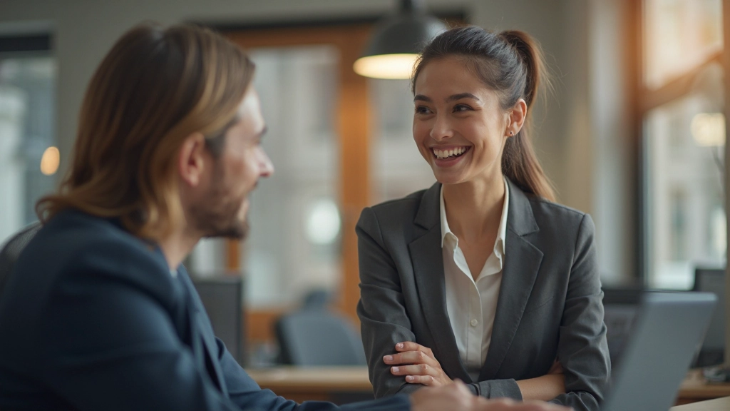 Фото профессионала, адаптирующегося к новым условиям работы с позитивным отношением