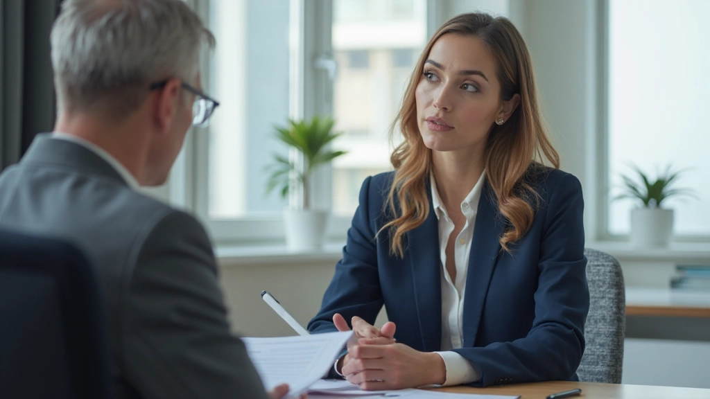 Профессиональное фото человека, проводящего деловую встречу с коллегой