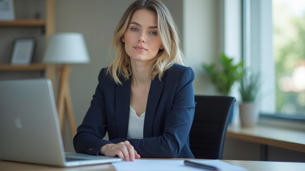 Профессиональное фото человека в размышлении на фоне современного офиса